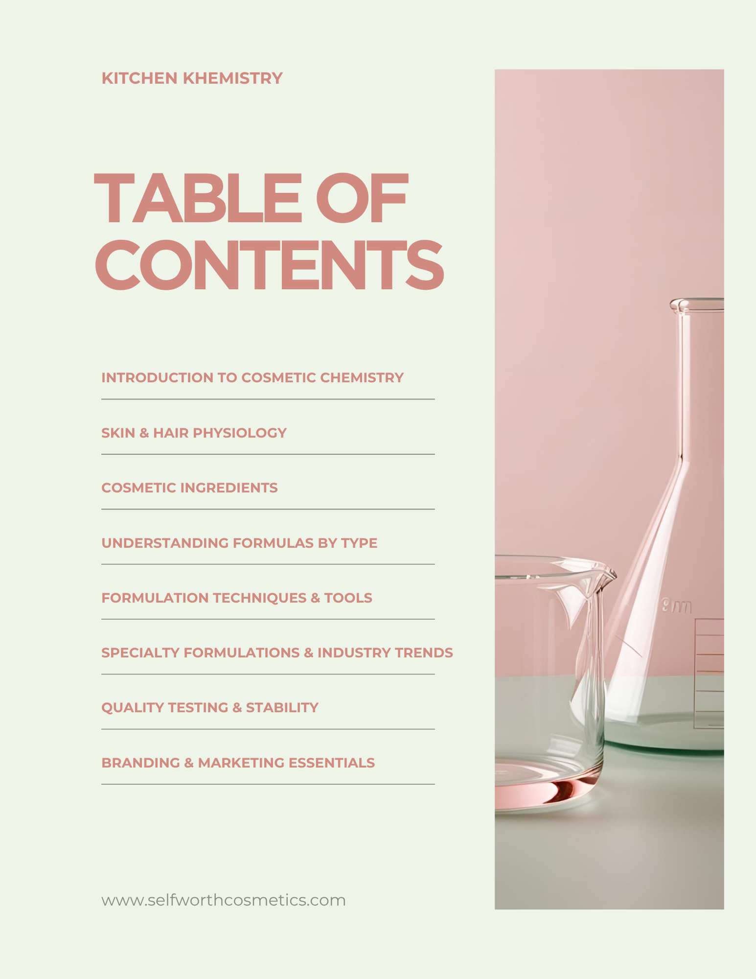 Kitchen Khemistry : E-book , Introduction Into Cosmetic Chemistry